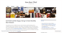 Desktop Screenshot of nowbeerthis.com